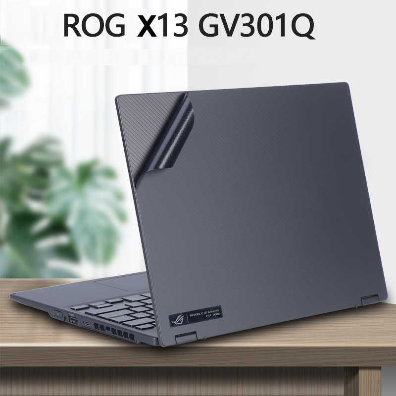 Asus ROG Flow X13 GV301/Zephyrus G14 GA401/M16 GU603/G15 2in1 게임용 노트북 용 특수 블랙 매트 스티커 스킨 프로텍터 커버